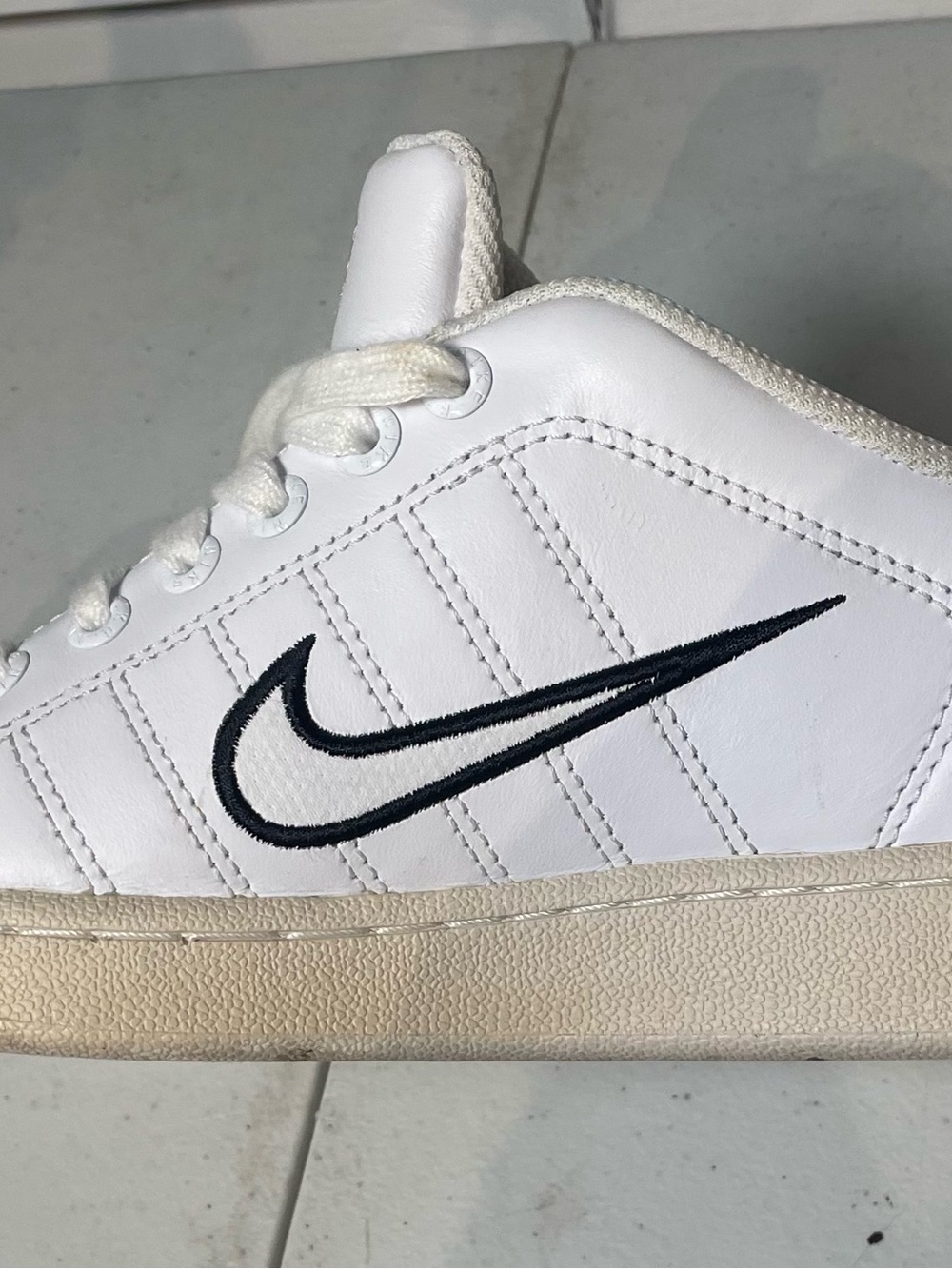 Nike White Swoosh Sneakers - Casual Everyday Shoe